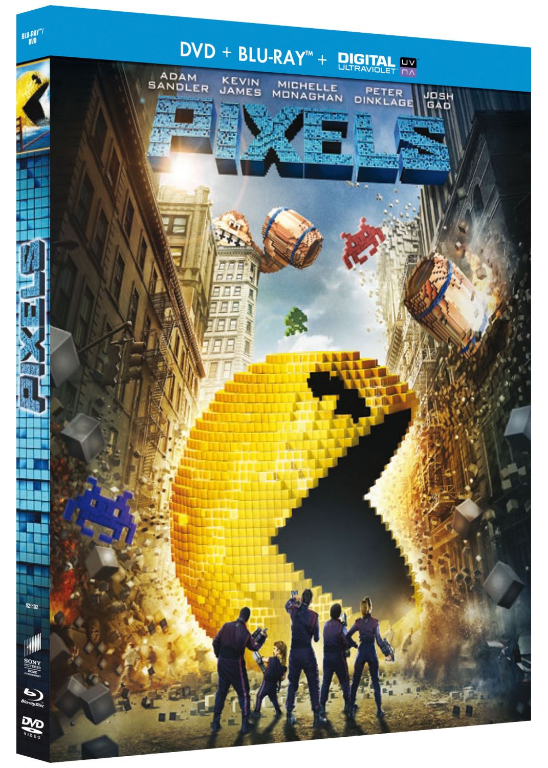 Pixels [Combo DVD, Blu-Ray]