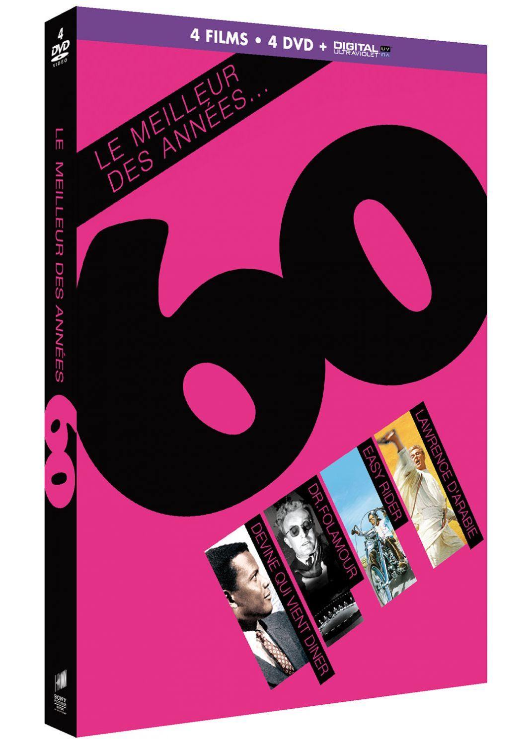 Coffret Le Meilleur Des Années 60 4 Films [DVD] - flash vidéo