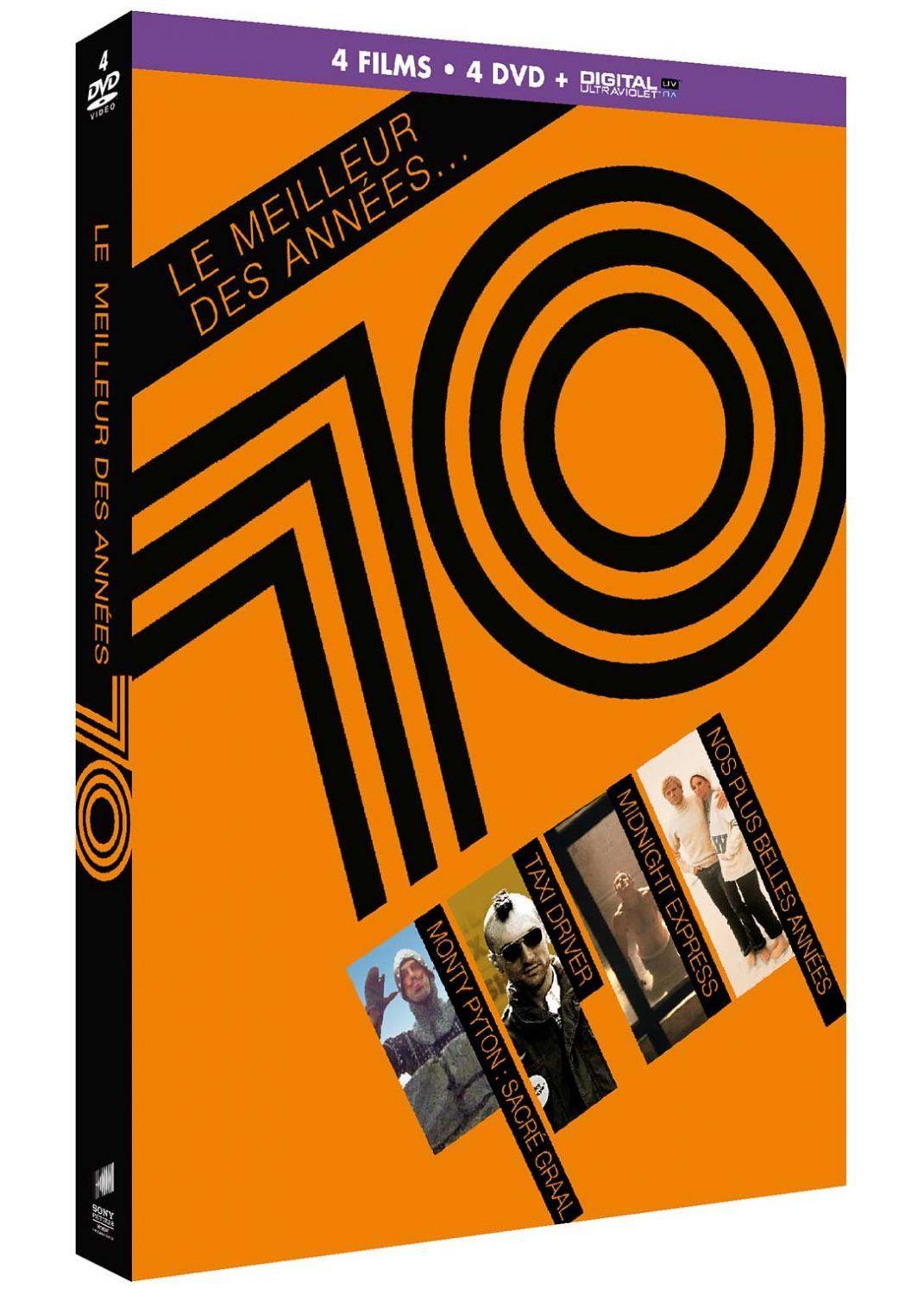 Coffret Le Meilleur Des Années 70 4 Films [DVD] - flash vidéo