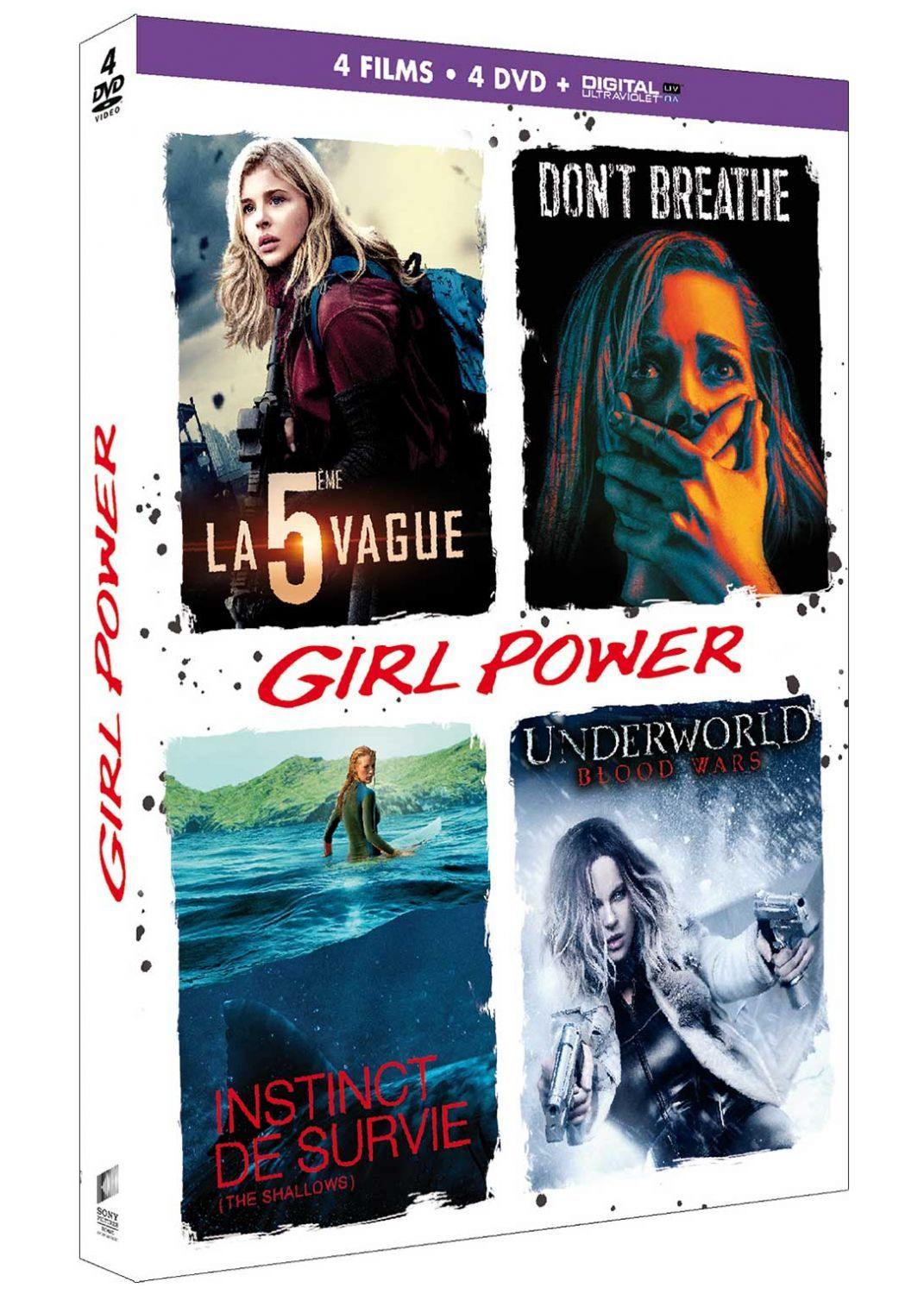Coffret Girl Power 4 Films [DVD] - flash vidéo