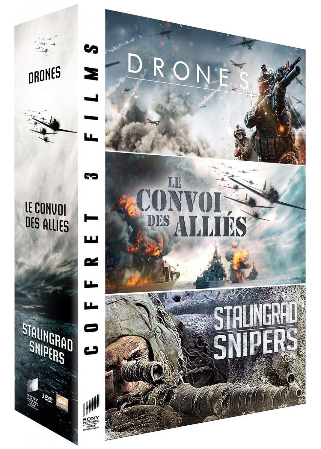 Coffret Drones  Le Convoi Des Alliés  Snipers [DVD] - flash vidéo