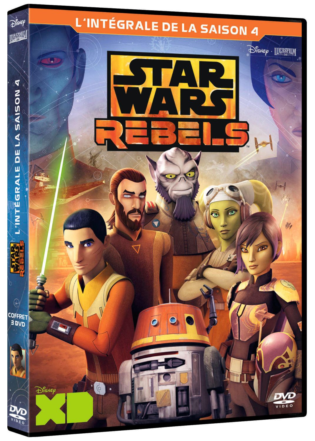 Coffret Star Wars Rebels, Saison 4 [DVD] - flash vidéo