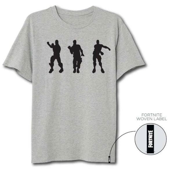 Fortnite - Fresh Dance Grey T-Shirt XL - flash vidéo