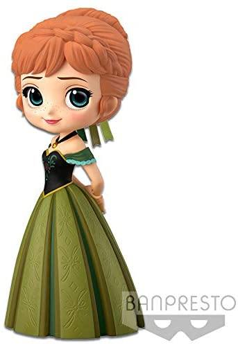 Disney Characters Q Posket Anna Coronation Style Normal Color Ver. Figure 14cm - flash vidéo