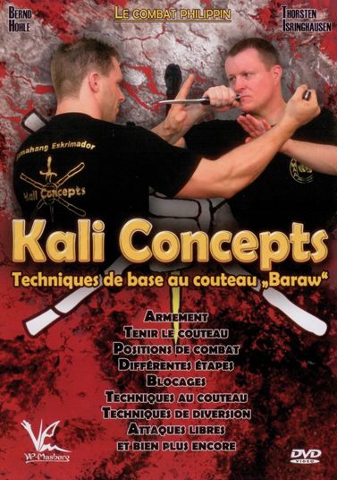Kali Concepts Techniques De Base Au Couteau : "baraw" [DVD]
