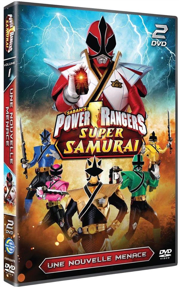 Coffret Power Rangers Super Samurai, Vol. 3 : Une Nouvelle Menace [DVD] - flash vidéo