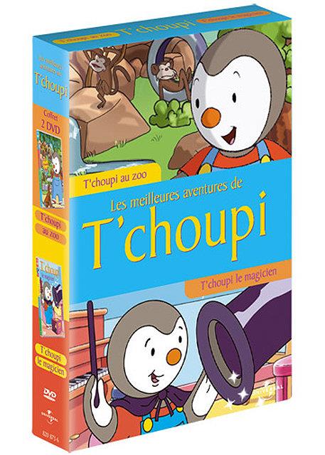 Coffret T'choupi Vol. 2 : Au Zoo / Magicien [DVD] - flash vidéo