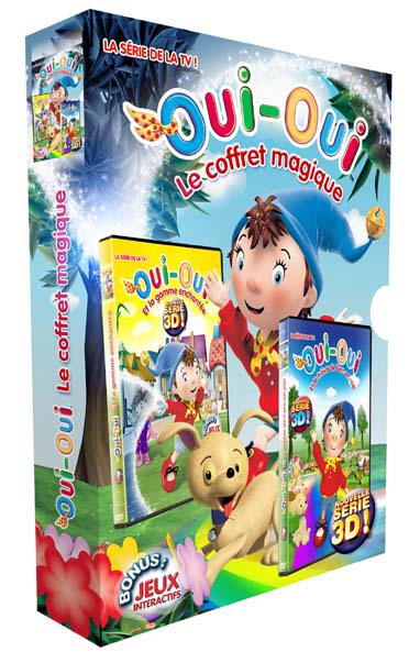 Coffret Oui Oui 3d : Le Tresor De L'arc En Ciel / La Gomme Enchantee [DVD] - flash vidéo