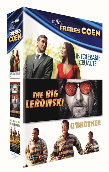 Coffret Coen : O'brother / Intolerable Cruaute / The Big Lebowski [DVD] - flash vidéo