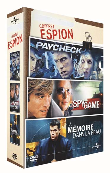 Coffret Espion : Spy Game / Paycheck / Memoire Dans La Peau [DVD] - flash vidéo