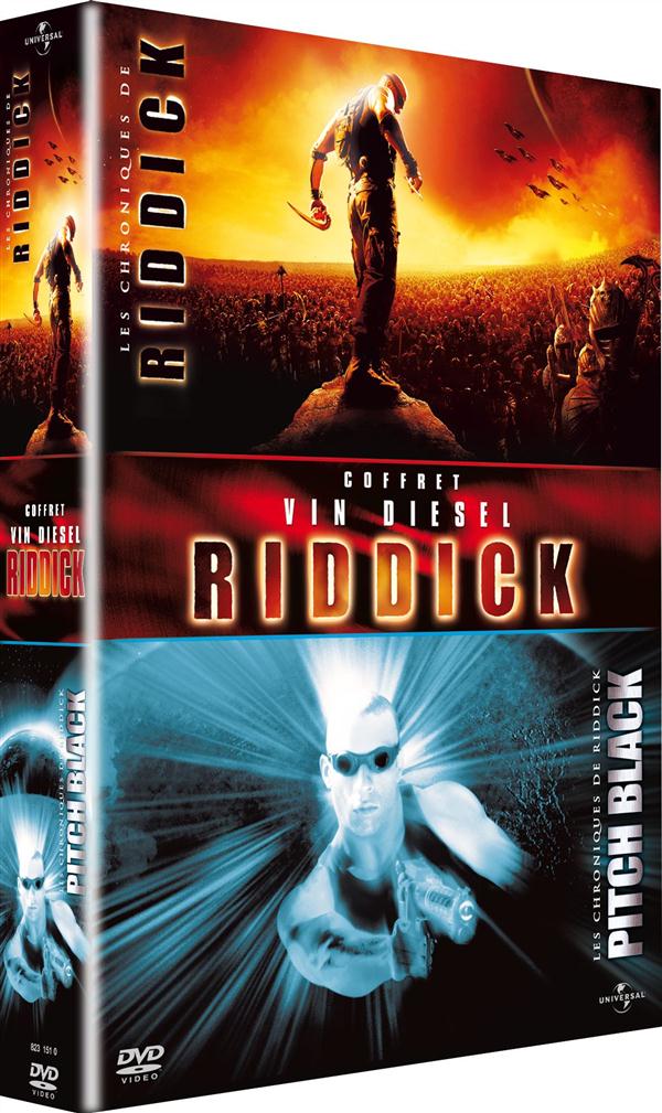 Coffret Riddick : Pitch Black Les Chroniques De Riddick [DVD] - flash vidéo