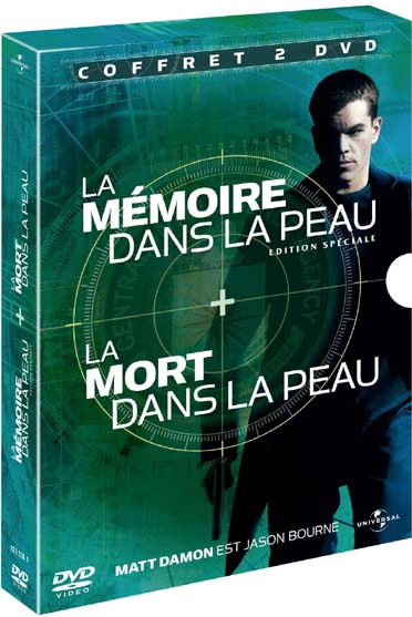 Coffret Jason Bourne : La Memoire Dans La Peau La Mort Dans La Peau [DVD] - flash vidéo