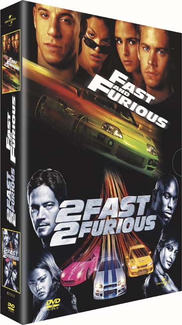 Coffret Fast And Furious : Fast And Furious / 2 Fast 2 Furious [DVD] - flash vidéo
