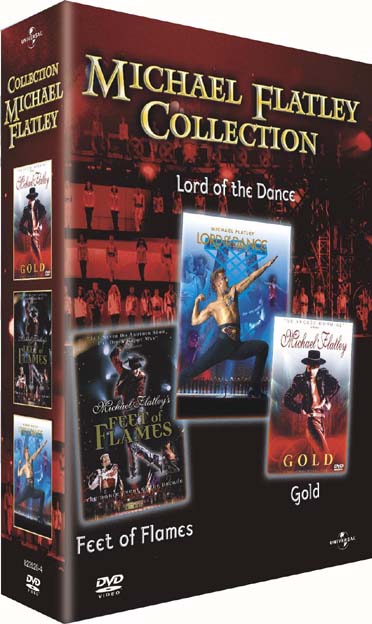 Coffret Michael Flatley : Lord Of The Dance / Feet Of Flames / Gold [DVD] - flash vidéo