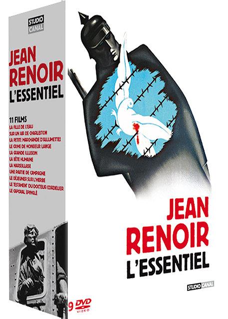 Coffret Jean Renoir La Fille De L'eau Sur Un Air De Charleston La Petite Marchande D'allumette Le Crime De Mr La [DVD] - flash vidéo