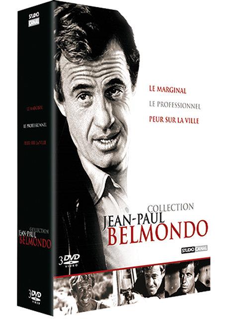 Coffret Jean-Paul Belmondo : Le Marginal : Le Professionnel Peur Sur La Ville [DVD] - flash vidéo