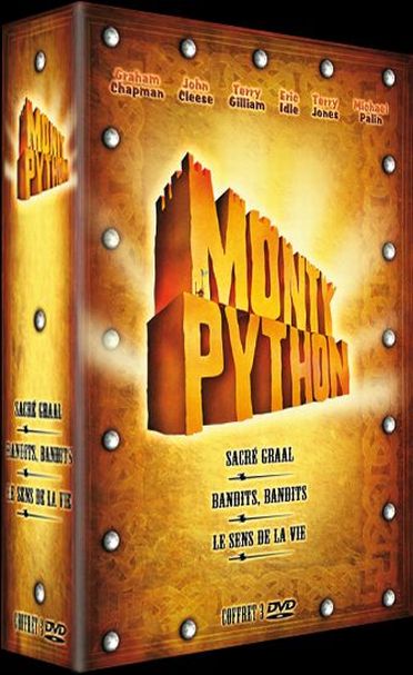 Coffret Monthy Python : Sacré Graal Bandits Bandits Le Sens De La Vie [DVD] - flash vidéo