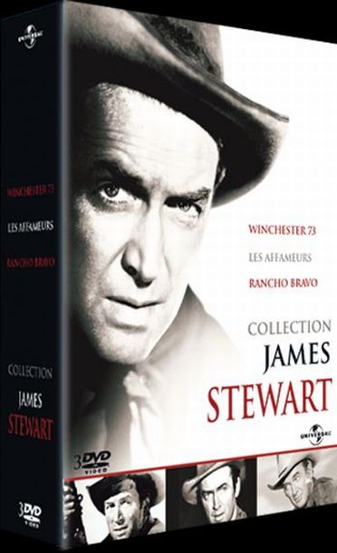 Coffret James Stewart : Winchester 73 Les Affameurs Rancho Bravo [DVD] - flash vidéo