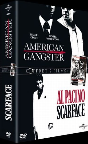 Coffret Gangsters : American Gangster Scarface Mr Untouchable [DVD] - flash vidéo
