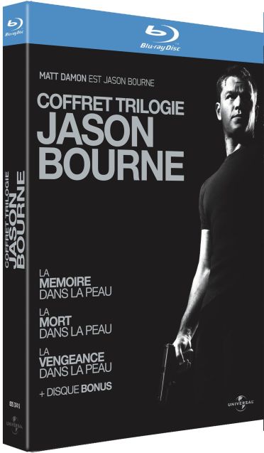Jason Bourne - Coffret trilogie : La mémoire dans la peau + La mort dans la peau + La vengeance dans la peau [Blu-ray] - flash vidéo