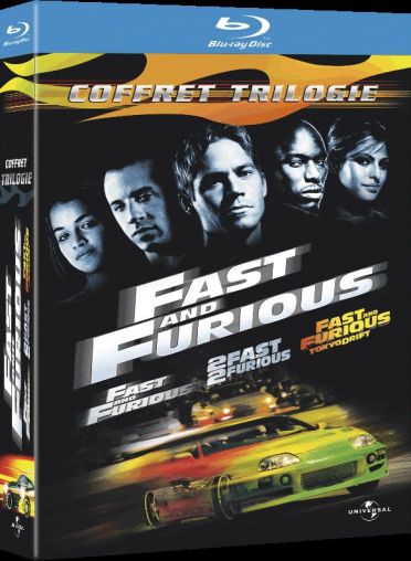 Fast and Furious - Coffret Trilogie : Fast and Furious + 2 Fast 2 Furious + Fast & Furious : Tokyo Drift [Blu-ray] - flash vidéo