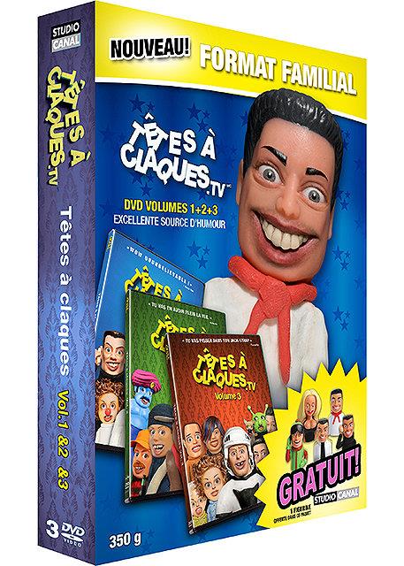 Coffret Les Têtes à Claques, Vol. 1 à 3 [DVD] - flash vidéo