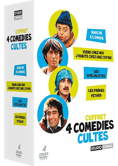 Comédies Cultes Des 80's : Les Spécialistes Les Frères Pétards Marche à L'ombre Viens Chez Moi J'habite Chez Une C [DVD] - flash vidéo