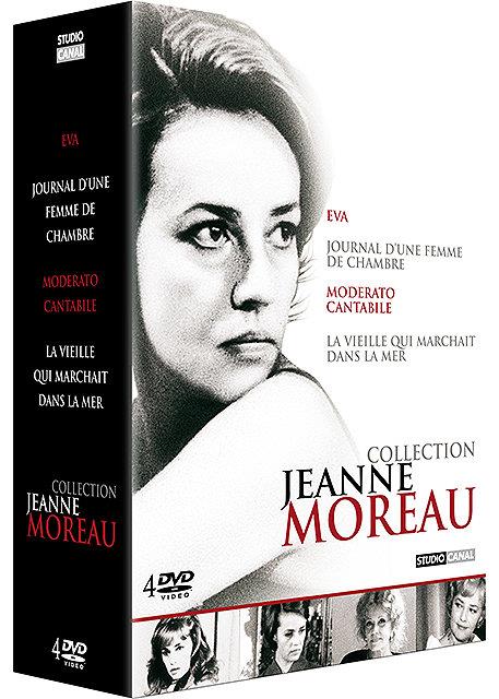 Jeanne Moreau : Eva Moderato Cantabile Journal D'une Femme De Chambre La Vieille Qui Marchait Dans La Mer [DVD] - flash vidéo