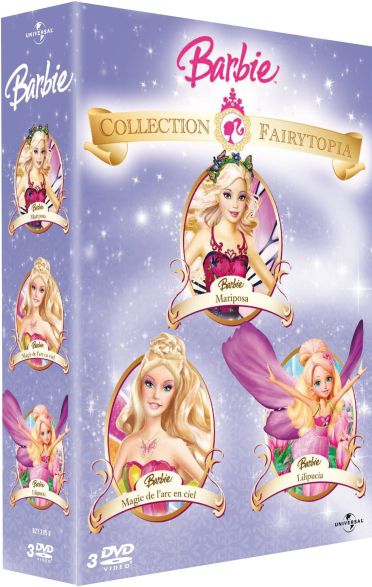 Coffret Barbie Fairytopia : Barbie Mariposa Barbie Fairytopia La Magie De L'arc En Ciel Barbie Lilipucia [DVD] - flash vidéo