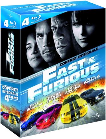 Fast and Furious - Intégrale 4 films [Blu-ray] - flash vidéo