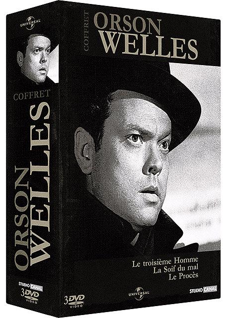 Orson Welles Acteur : Le Procès Le 3ème Homme La Soif Du Mal [DVD] - flash vidéo