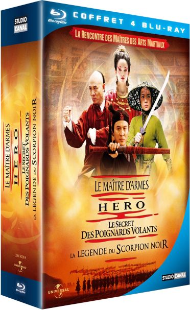 La rencontre des maîtres des arts martiaux - Coffret 4 Films [Blu-ray] - flash vidéo
