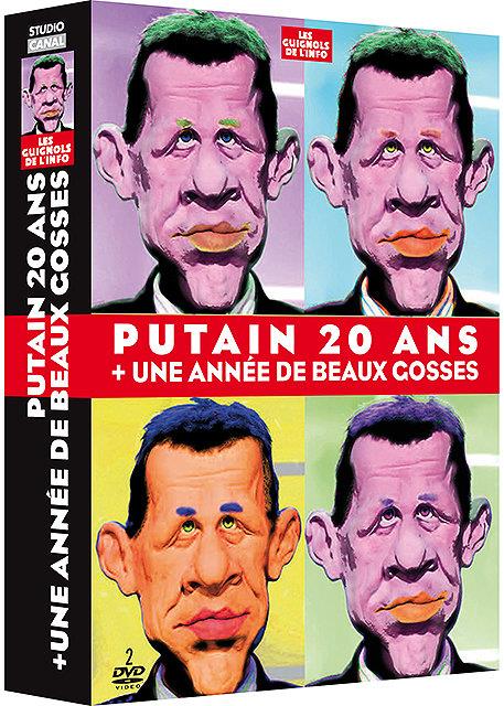 Coffret Guignols De L'info : L'année Des Guignols 2008/2009 - Une Année De Beaux Gosses Putain 20 Ans [DVD] - flash vidéo