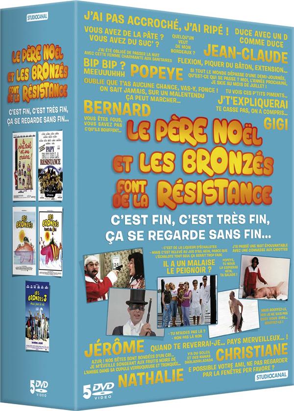 Coffret Le Père Noël Et Les Bronzés Fond De La Résistance [DVD] - flash vidéo