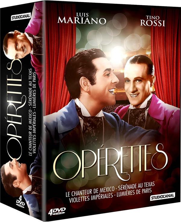 Coffret Opérettes 4 Films [DVD] - flash vidéo