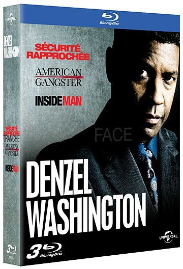 Denzel Washington - Coffret - Sécurité rapprochée + American Gangster + Inside Man [Blu-ray] - flash vidéo