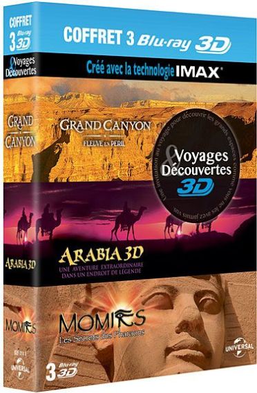 Coffret 3 Blu-ray 3D - Voyages & découvertes [Blu-ray 3D] - flash vidéo