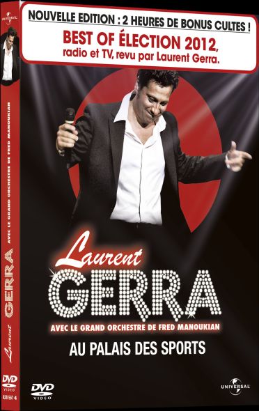 Laurent Gerra - Laurent Gerra avec le grand orchestre de Fred Manoukian au Palais des Sports [DVD] - flash vidéo