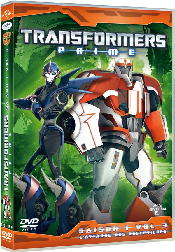 Transformers Prime - Volume 3 : L'attaque des Decepticons [DVD] - flash vidéo