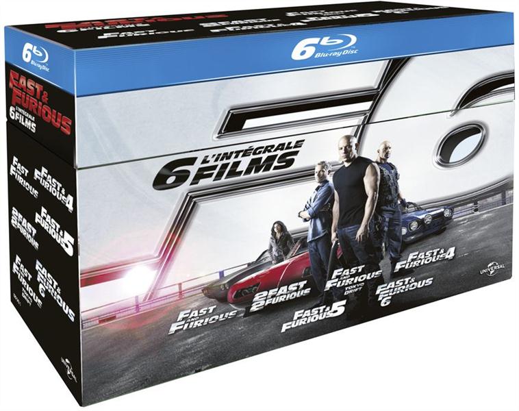 Fast and Furious - Coffret 6 films [Blu-ray] - flash vidéo