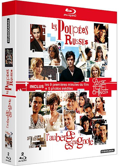 Les Poupées russes + L'auberge espagnole [Blu-ray] - flash vidéo