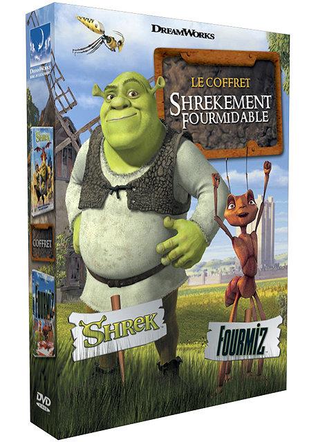Coffret Studios Dreamworks : Shrek / Fourmiz [DVD] - flash vidéo