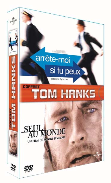 Coffret Tom Hanks : Arrete Moi Si Tu Peux / Seul Au Monde [DVD] - flash vidéo