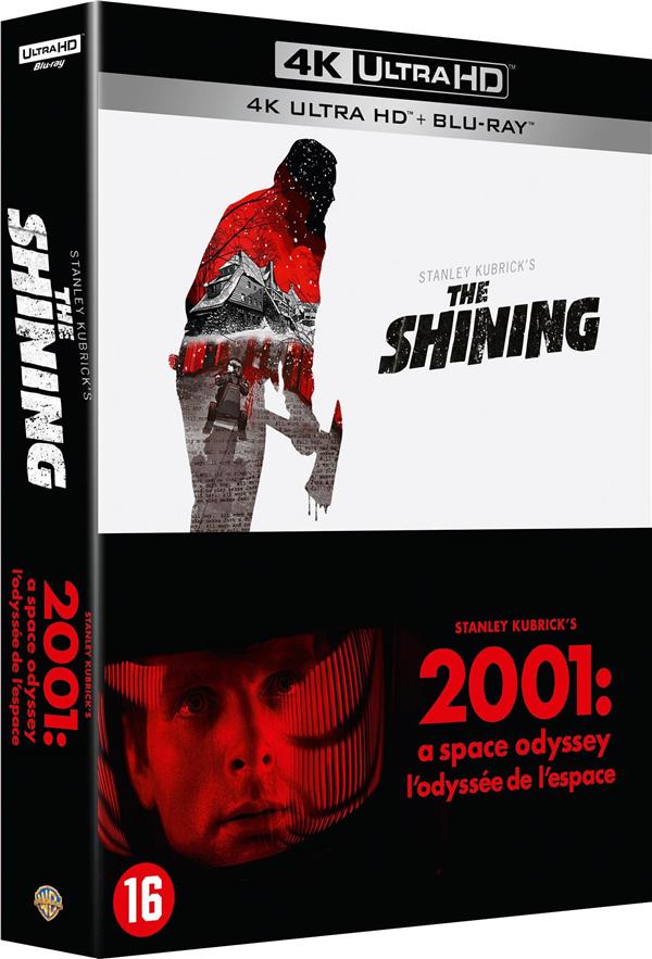 Coffret Kubrick 2 Films : 2001 L'odyssée De L'espace  Shining [Combo Blu-Ray, Blu-Ray 4K]