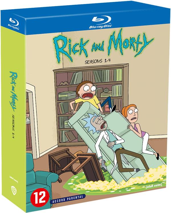 Rick and Morty - Saisons 1-4 [Blu-ray] - flash vidéo
