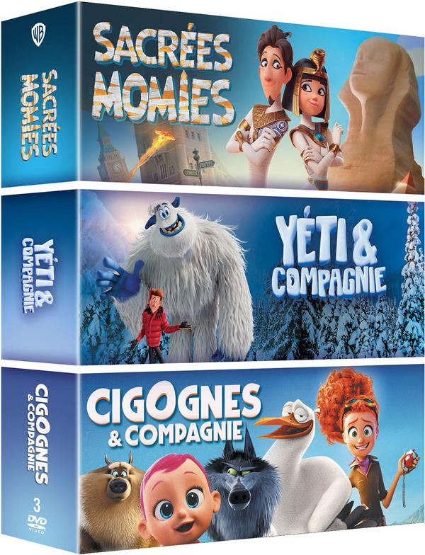 Animation - Coffret : Sacrées momies + Yéti & Compagnie + Cigognes et compagnie [DVD]