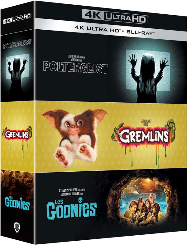Poltergesit + Gremlins + Les Goonies [Blu-ray]