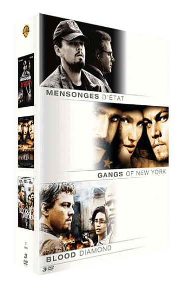 Coffret Leonardo Di Caprio : Mensonges D'état  Gangs Of New York  Blood Diamond [DVD]