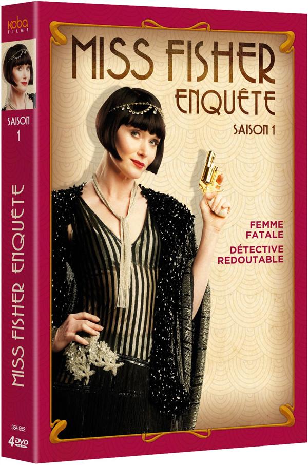 Coffret Miss Fisher Enquête, Saison 1 [DVD] - flash vidéo