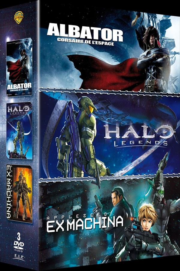 Coffret Japanim 2014 : Albator Halo Legends Appleseed Ex Machina [DVD] - flash vidéo